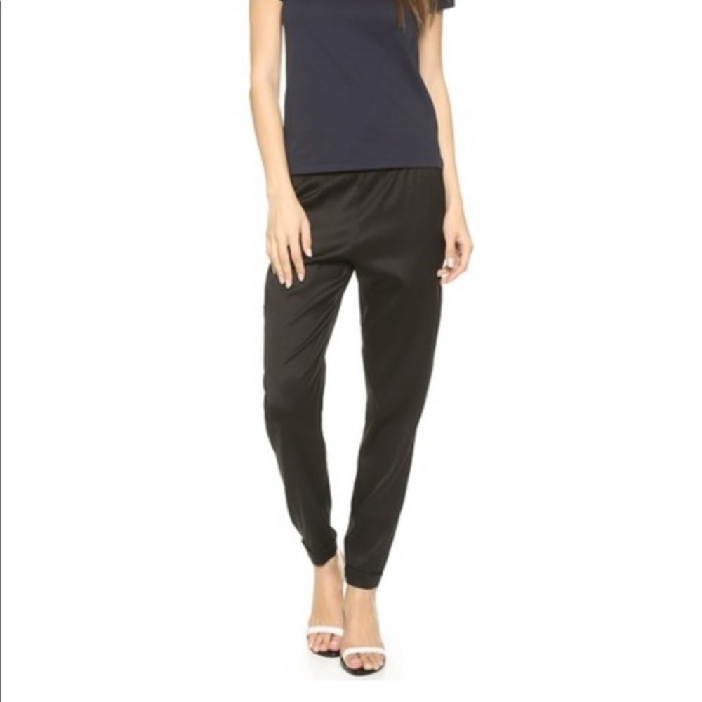 T by Alexander Wang Silk Twill Pant
